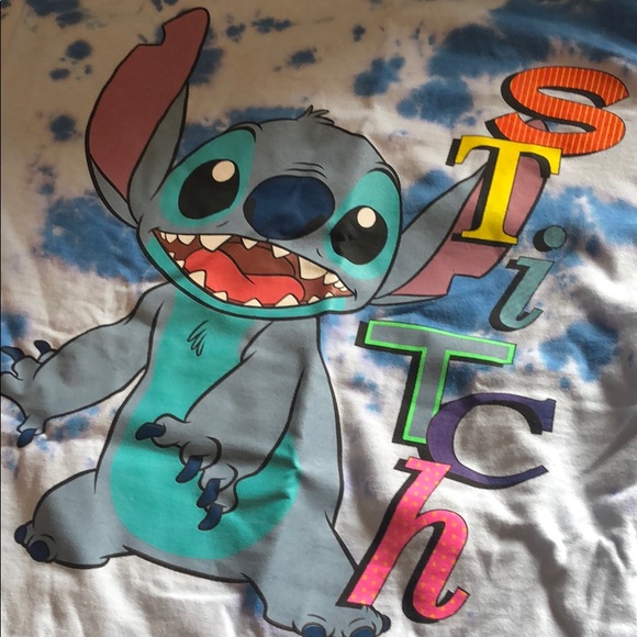 ‘90s Style Disney Stitch tyedye T-Shirt! OBO - Picture 2 of 3